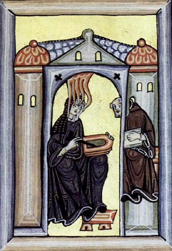 Hildegard of Bingen illusion, unknow artist